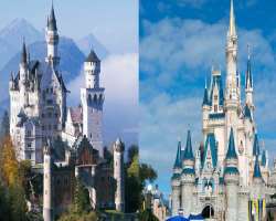 The castle became an inspiration for Disneyland. It looks just like the castles in the fairy tale